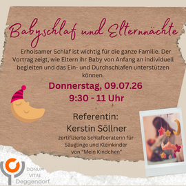 Banner Online: Babyschlaf und Elternnächte