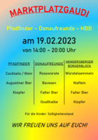 Logo Marktplatzgaudi 2023 - Faschingstreiben auf dem Marktplatz
