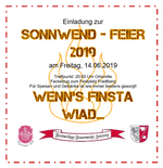 Logo Freiwillige Feuerwehr Zenting: Sonnwendfeier 