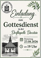 Logo Gottesdienst in der Dorfkapelle Daxstein